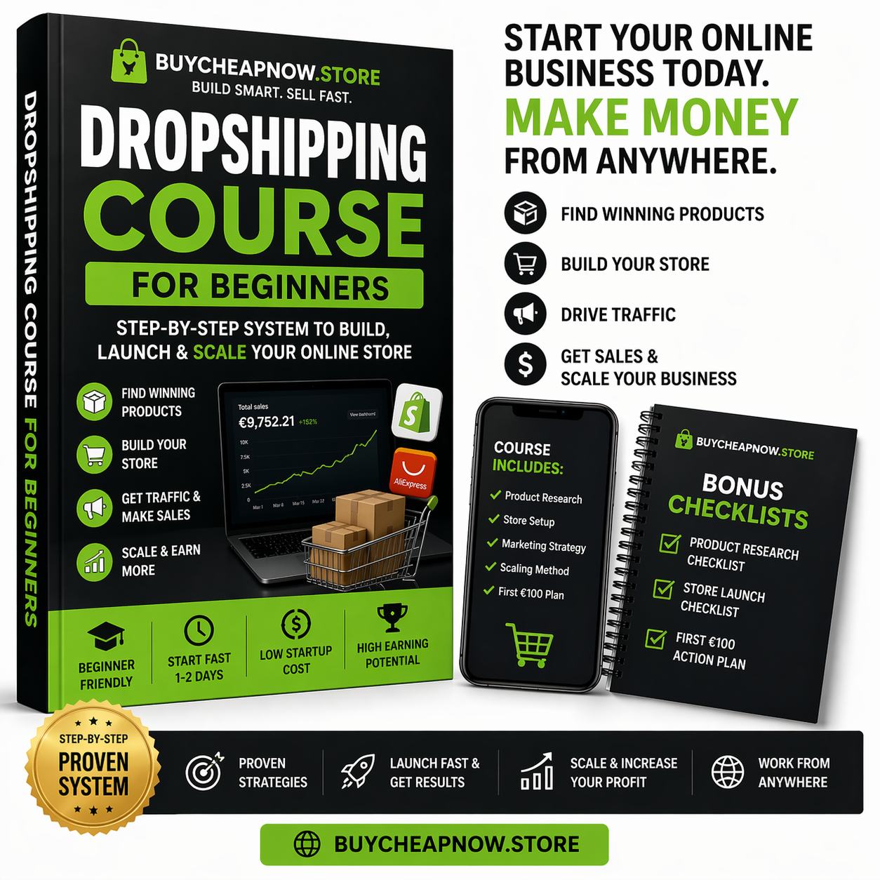 Dropshipping Course for Beginners 2026 – Step-by-Step System to Build & Scale Your Online Store