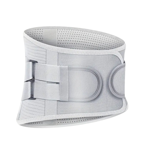 Adjustable Lumbar Support Belt for Lower Back Pain Relief – Breathable Back Brace for Posture