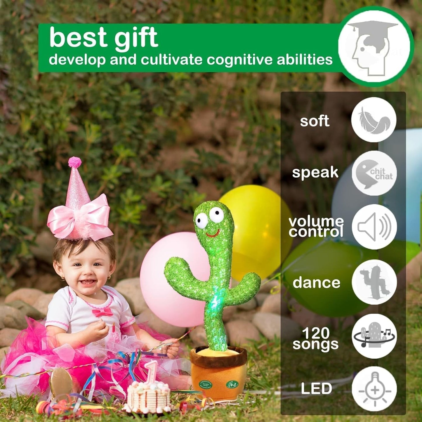 Dancing & Talking Cactus – Endless Fun for Kids!