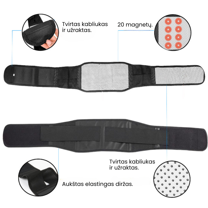 Therapeutic Lumbar Back Support Belt