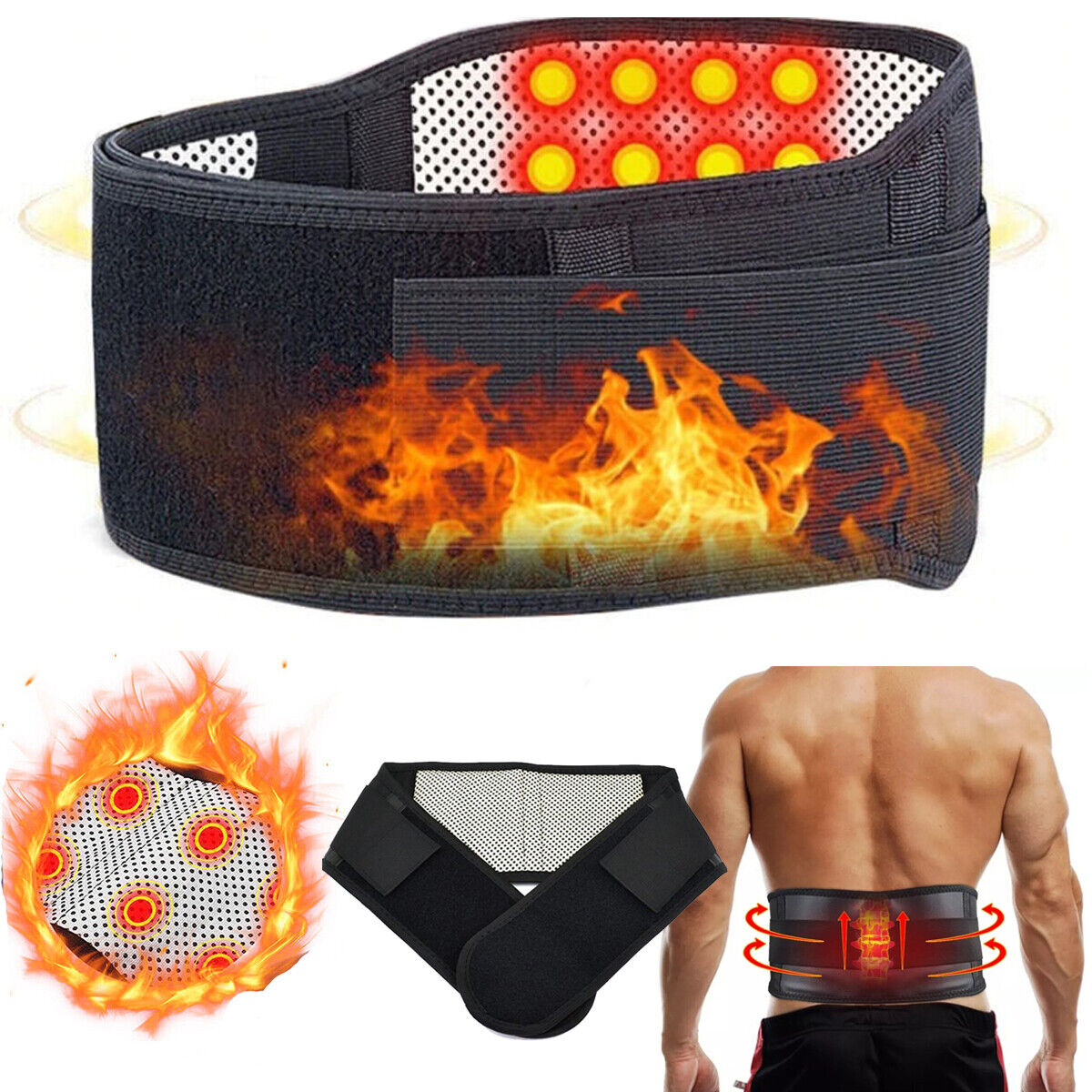 Therapeutic Lumbar Back Support Belt